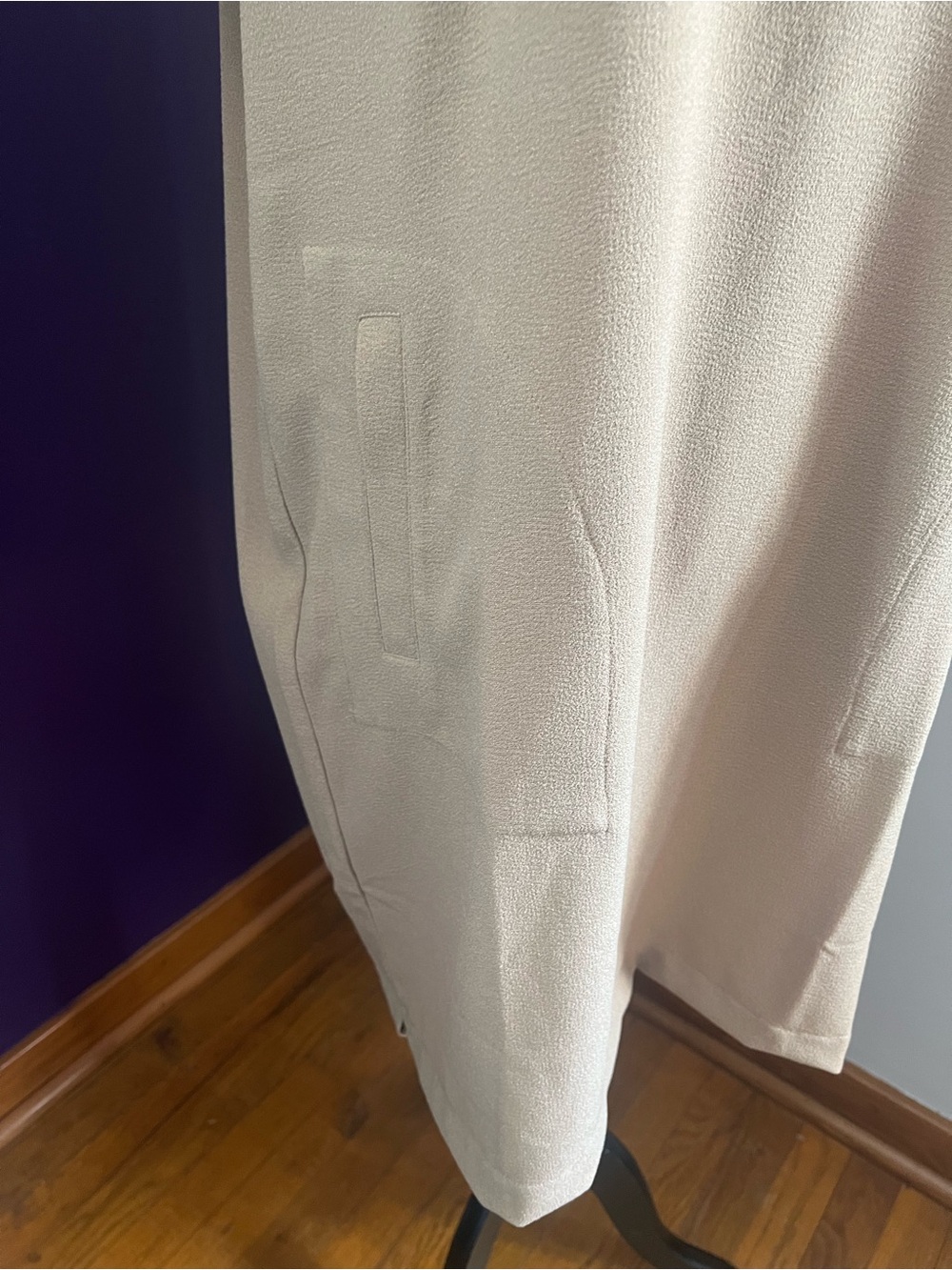 Linea by Louis Dell'Olio Short-Sleeve Midi Dress in Beige - Picture 3 of 8